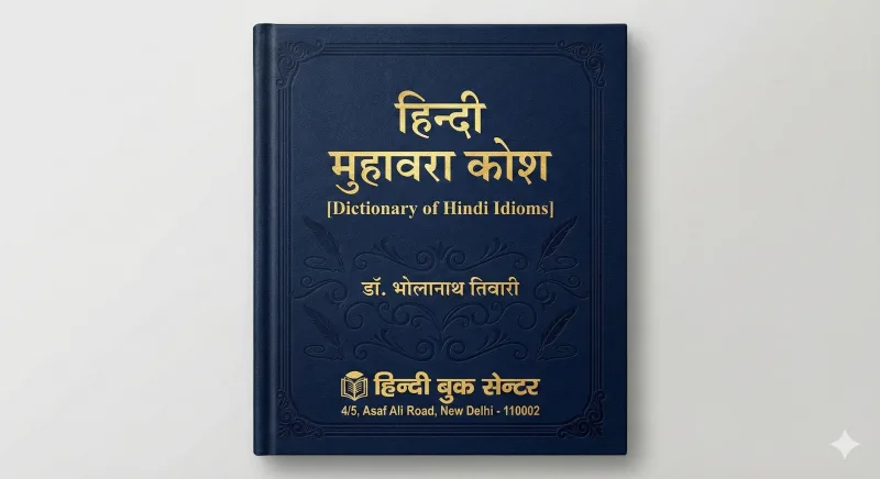हिन्दी मुहावरा कोश - डॉ भोलानाथ तिवारी | हिन्दी पुस्तक कवर (Hindi PDF Book Cover)