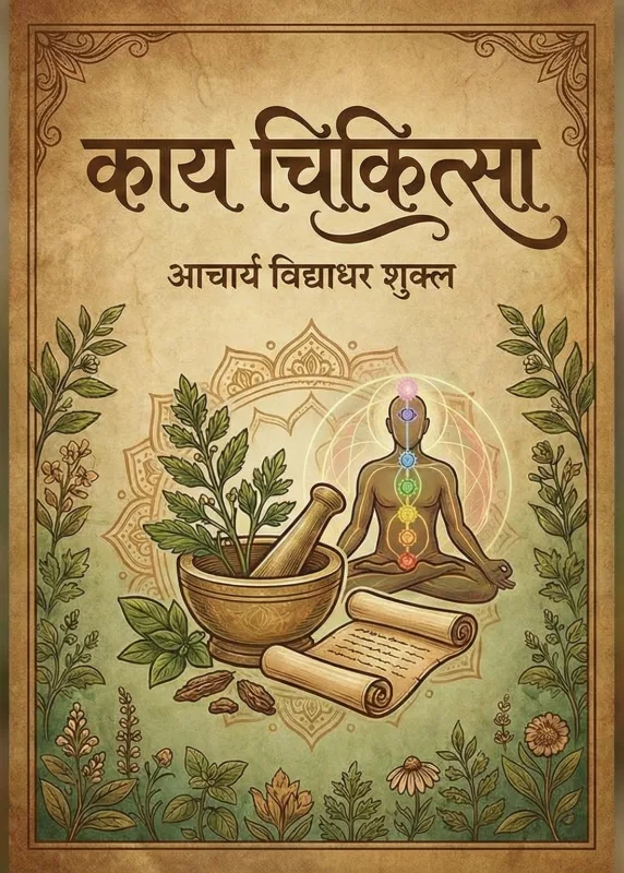 काय चिकित्सा - आचार्य विद्याधर शुक्ल | हिन्दी पुस्तक कवर (Hindi PDF Book Cover)