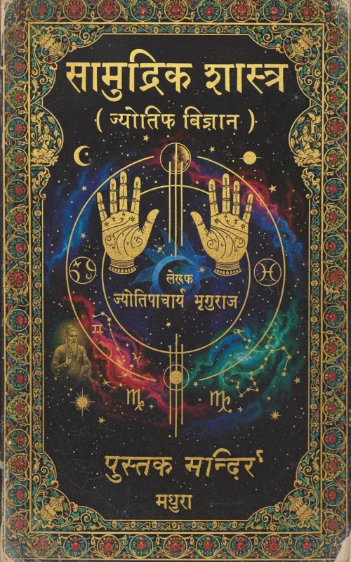 सामुद्रिक शास्त्र - ज्योतिषाचार्य भृगुराज  | हिन्दी पुस्तक कवर (Hindi PDF Book Cover)